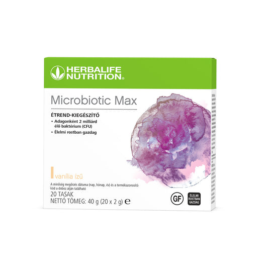 Microbiotic Max Étrend-kiegészítő Vanília 20 tasak